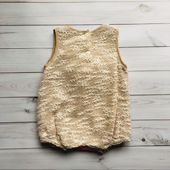 NWT Whimsy Peaches N Cream Crochet Vintage Bubble - Picture 3 of 4